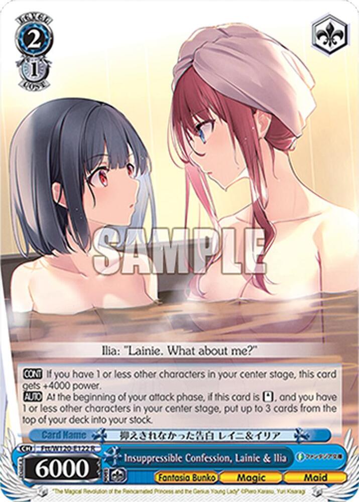 Insuppressible Confession, Lainie & Ilia