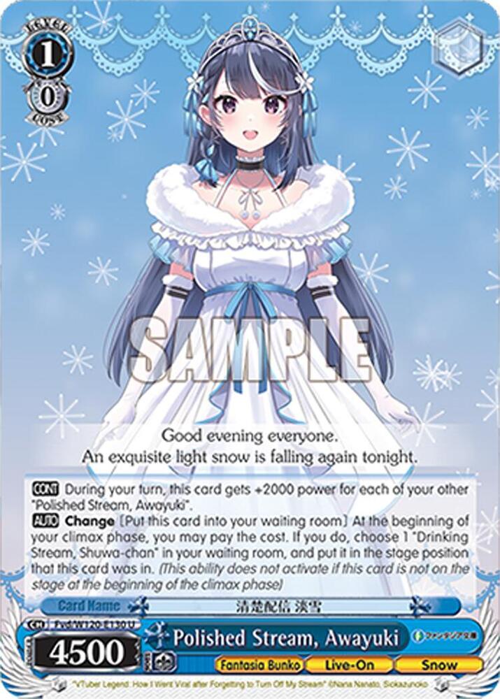Polished Stream, Awayuki