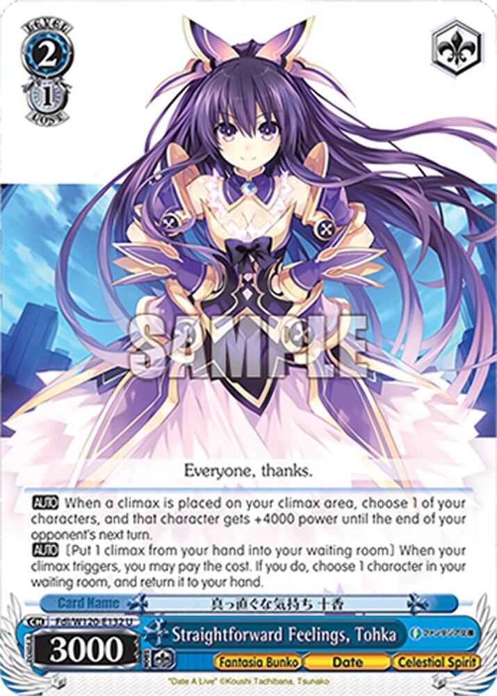 Straightforward Feelings, Tohka - Fujimi Fantasia Bunko Vol.2