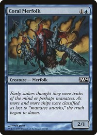 Coral Merfolk (Magic 2014 (M14))
