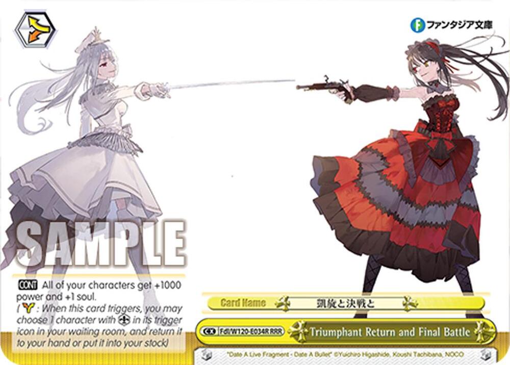 Triumphant Return and Final Battle (RRR)
