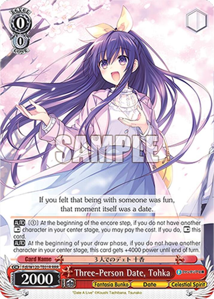 Three-Person Date, Tohka