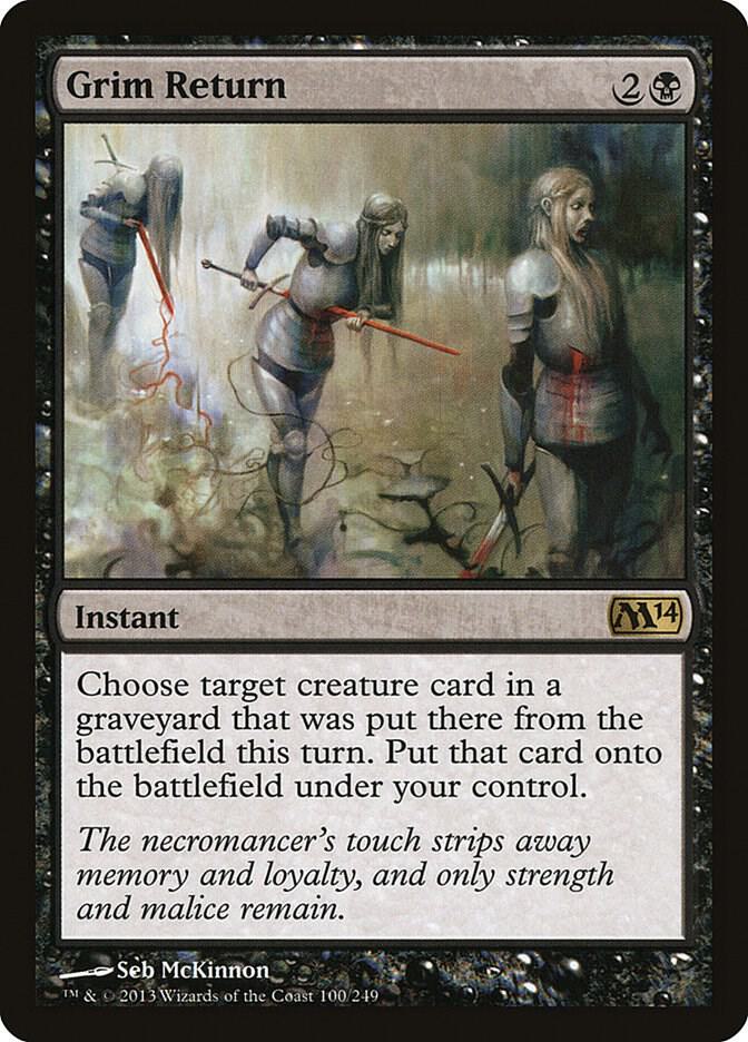 Grim Return - Magic 2014 (M14) - Magic: The Gathering - TCGplayer.com