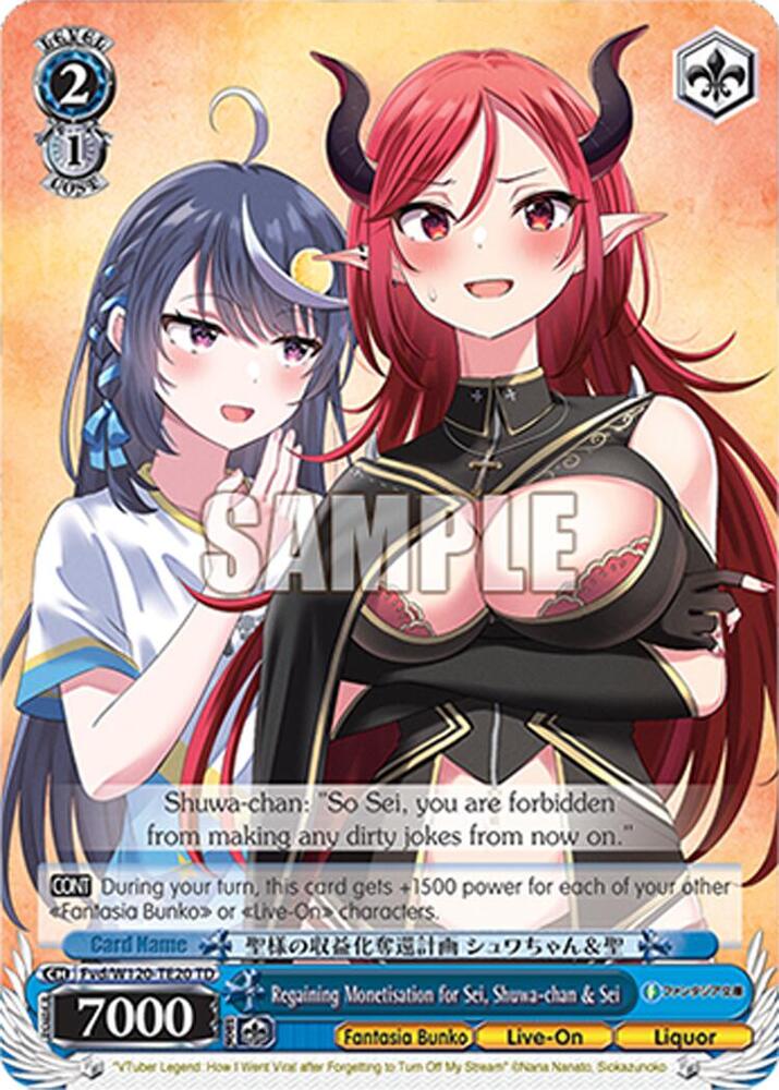 Regaining Monetisation for Sei, Shuwa-chan & Sei (RRR)
