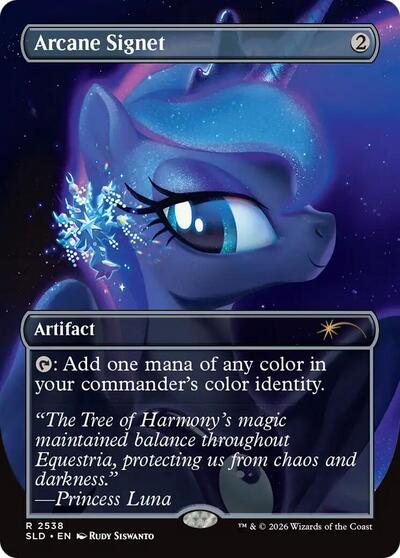 Arcane Signet (Secret Lair) from SLD #2538, Magic: The Gathering card