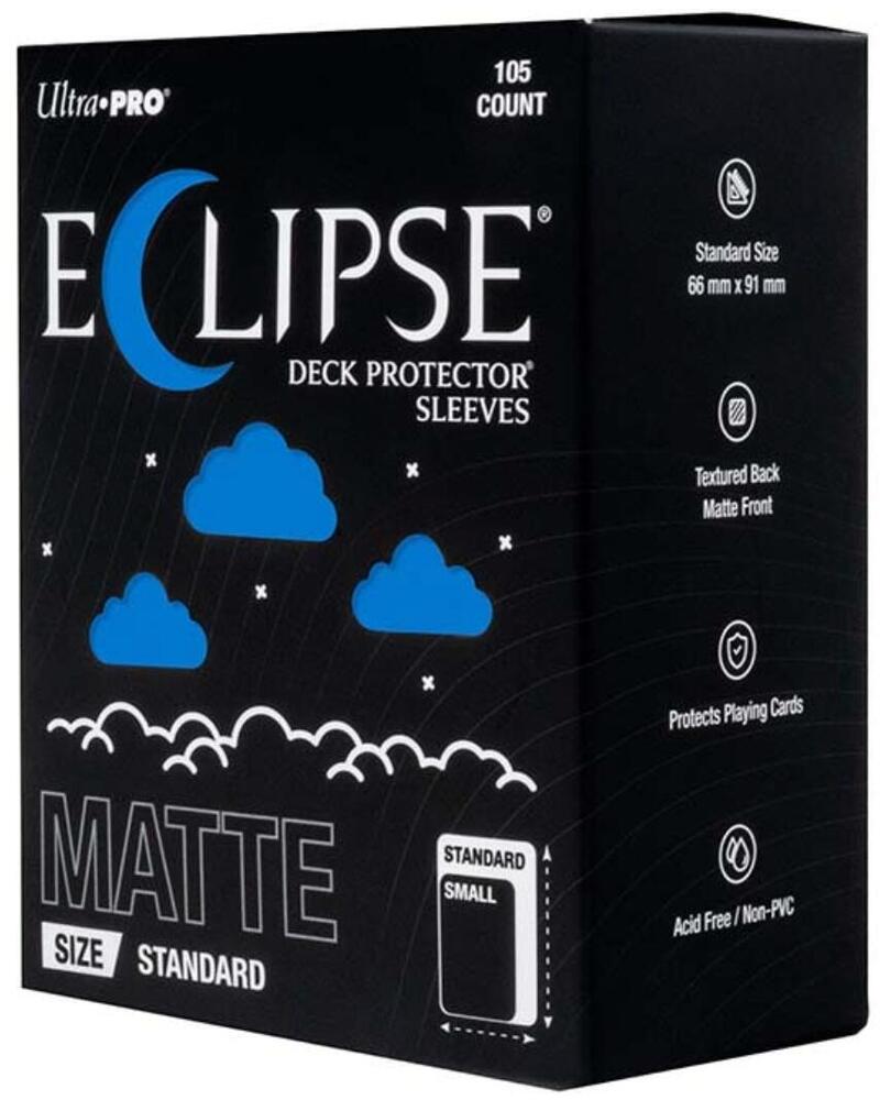 Eclipse Standard Matte Deck Protector Sleeves - Pacific Blue (105-Pack) - Ultra  Pro Card Sleeves - Card Sleeves - TCGplayer.com