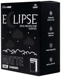 Ultra Pro Card Sleeves Eclipse Standard Matte Deck Protector Sleeves - Jet Black (105-Pack)