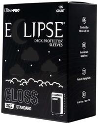 Ultra Pro Card Sleeves Eclipse Standard Gloss Deck Protector Sleeves - Jet Black (105-Pack)