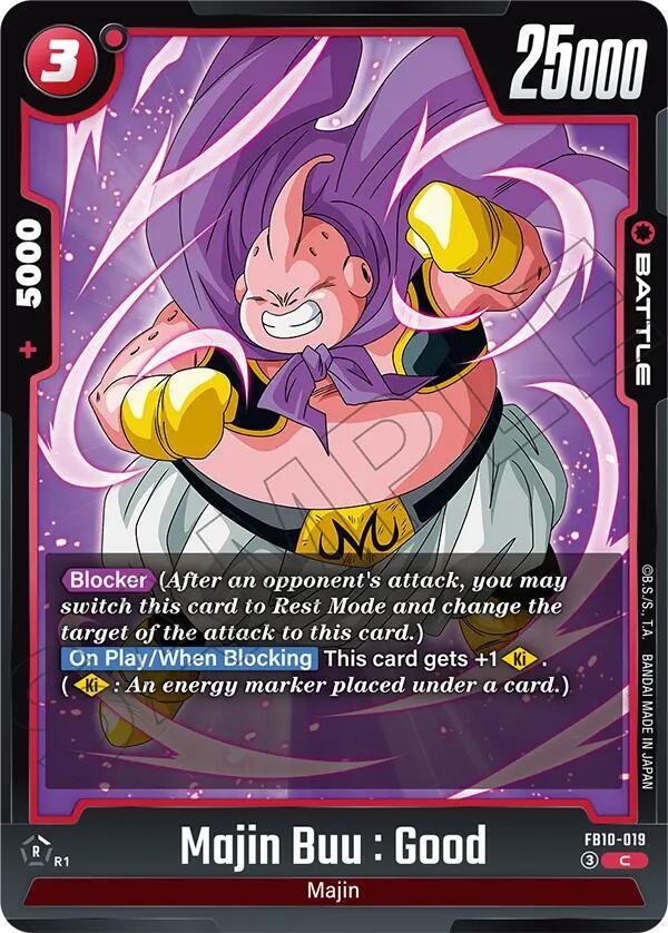 BOOページ☆ Majin Buu : Good - Cross Force - Dragon Ball Super: Fusion World