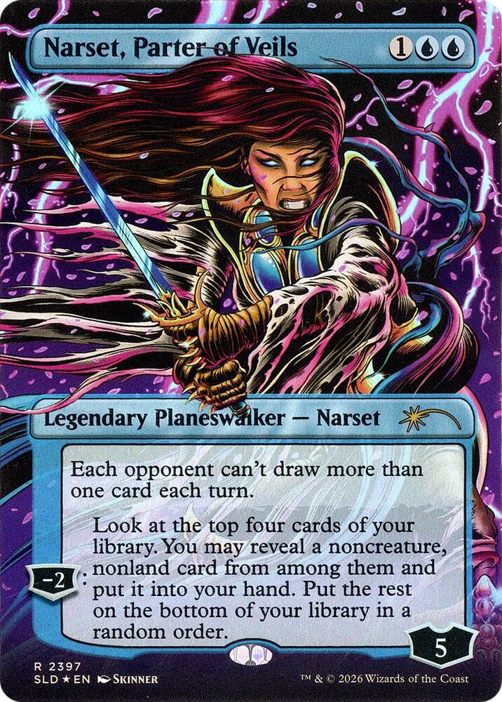 Narset, Parter of Veils (2397) - Secret Lair Drop Series - Magic