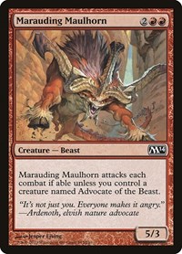 Marauding Maulhorn - Magic 2014 (M14) - Magic: The Gathering card
