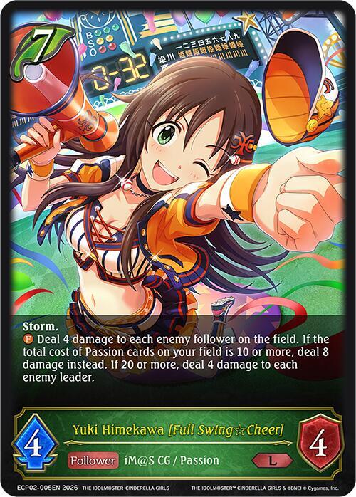 CHARA★YUKI 3★STARS 2 CD Yuki Himekawa [Full Swing Cheer] - ECP02: THE IDOLM@STER