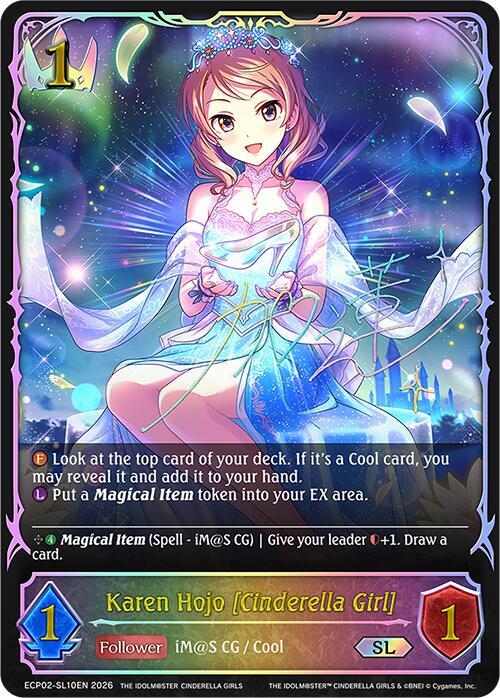 Karen Hojo [Cinderella Girl] (SL) - ECP02: THE IDOLM@STER CINDERELLA GIRLS  - Shadowverse: Evolve - TCGplayer.com