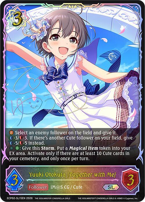 CHARA★YUKI 3★STARS 2 CD Yuuki Otokura [Together with Me] (SL) - ECP02: THE IDOLM@STER