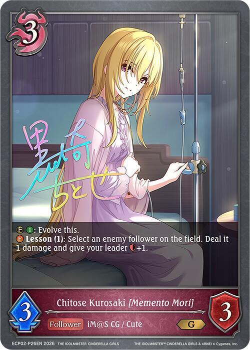 Chitose Kurosaki [Memento Mori] - P26EN (Foil)