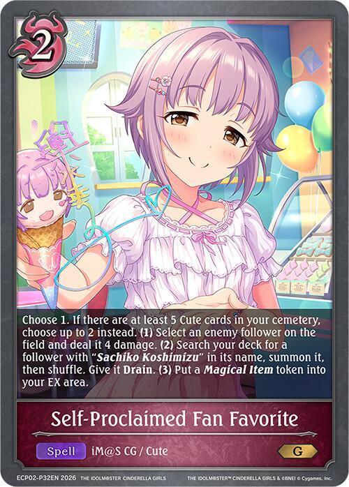 Self-Proclaimed Fan Favorite - P32EN (Foil)
