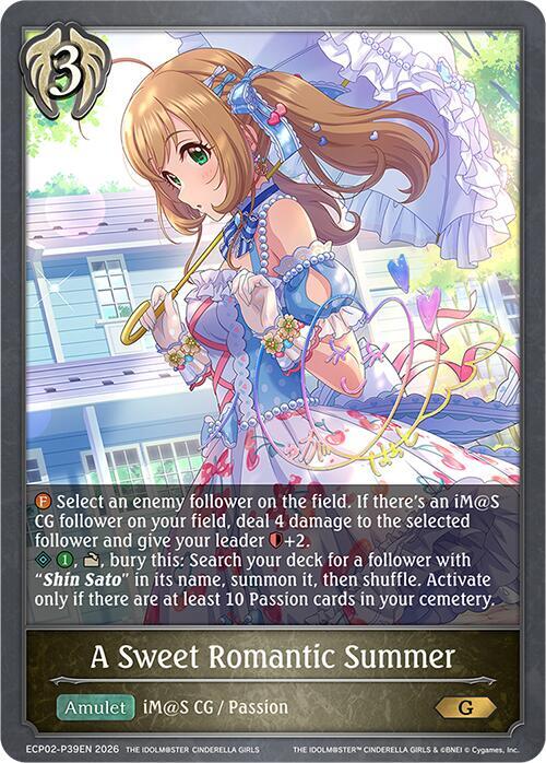 A Sweet Romantic Summer - P39EN (Foil) - ECP02: THE IDOLM@STER