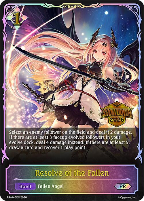 Resolve of the Fallen - Shadowverse: Evolve Promo Cards