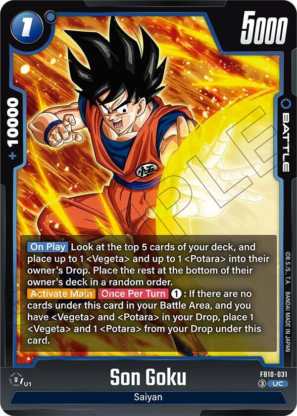 Son Goku - FB10-031 - Cross Force - Dragon Ball Super: Fusion