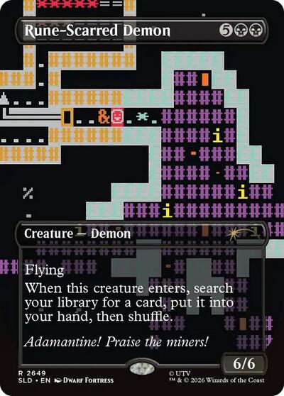 Rune-Scarred Demon (Secret Lair Drop Series)