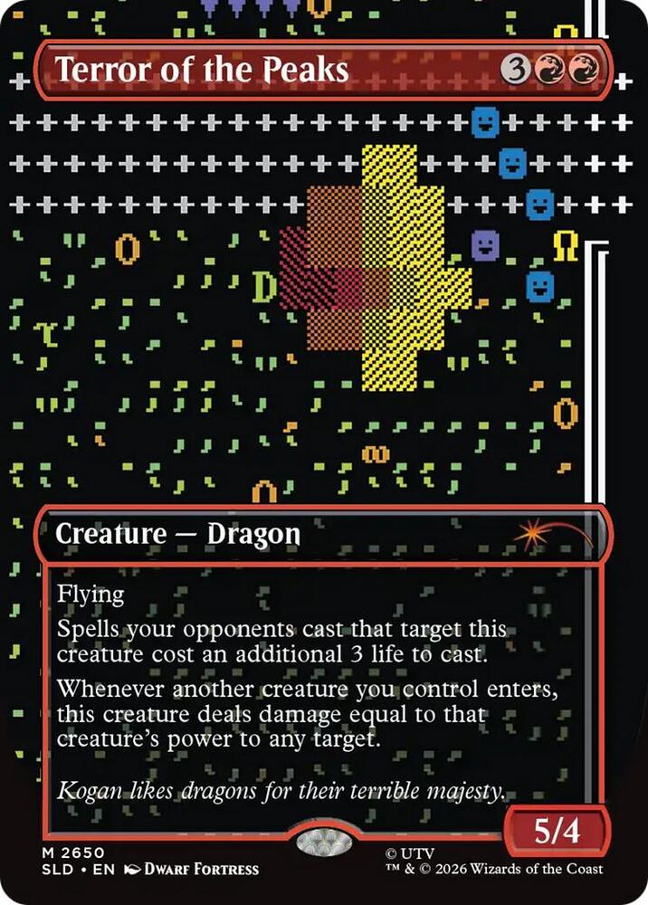 Terror of the Peaks - Secret Lair Drop Series - Magic: The