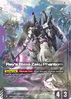 Rey's Blaze Zaku Phantom (R+) - Phantom Aria - Gundam Card Game