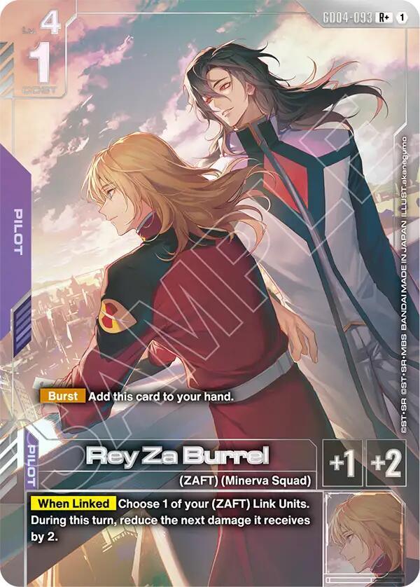 Rey Za Burrel (R+) - Phantom Aria - Gundam Card Game - TCGplayer.com
