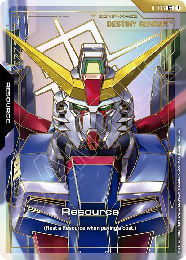 Resource (R-038) (C++) - Phantom Aria - Gundam Card Game
