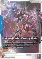 Unicorn Gundam (Destroy Mode) (SP) (LR+) - Phantom Aria - Gundam