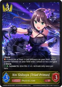 Rin Shibuya [Triad Primus] (Reprint) - Shadowverse Evolve ECP02: THE IDOLM@STER CINDERELLA GIRLS trading card