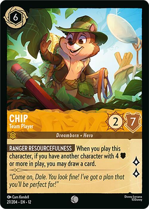 Chip - Team Player - Wilds Unknown - Disney Lorcana - TCGplayer.com