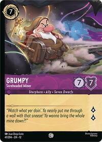 Grumpy - Soreheaded Miner (Foil) - Wilds Unknown - Lorcana card