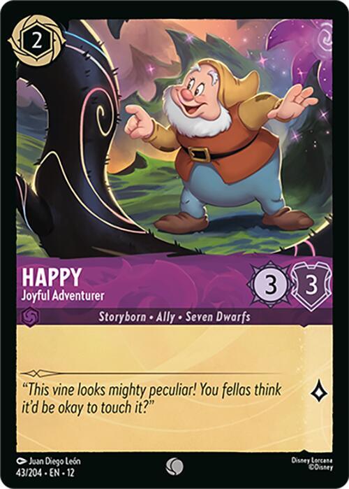 Happy - Joyful Adventurer - Wilds Unknown - Disney Lorcana