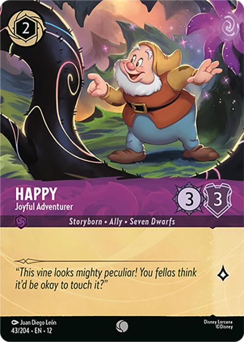 Happy - Joyful Adventurer (Foil) - Wilds Unknown - Disney Lorcana