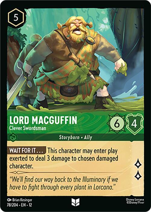 Lord MacGuffin - Clever Swordsman - Wilds Unknown - Disney Lorcana