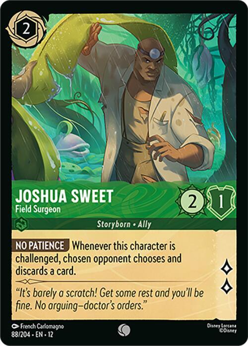 The Legend of Xanadu トレーディングカード Joshua Sweet - Field Surgeon - Wilds Unknown - Disney Lorcana