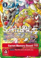 レア！バスターズ GETTO-GUMI メンバーズカード Garnet Memory Boost! (Alternate Art) - Starter Deck 23: Beatbreak