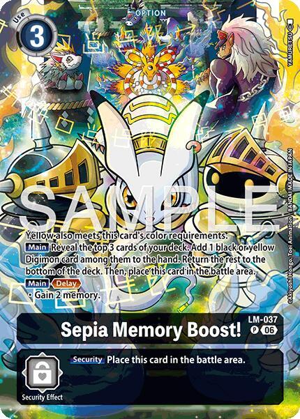 Sepia Memory Boost! (Alternate Art) - Starter Deck 23: Beatbreak