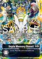 Sepia Memory Boost! (Alternate Art) - Starter Deck 23: Beatbreak