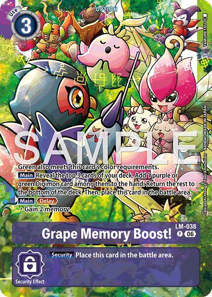カイザー、モンコレTCG バステト、ハーピィデッキと戦闘スペル21枚 Grape Memory Boost! (Alternate Art) - Starter Deck 23: Beatbreak