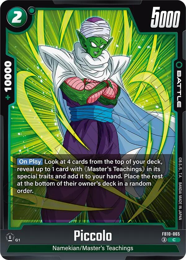 Piccolo - FB10-065 - Cross Force - Dragon Ball Super: Fusion World