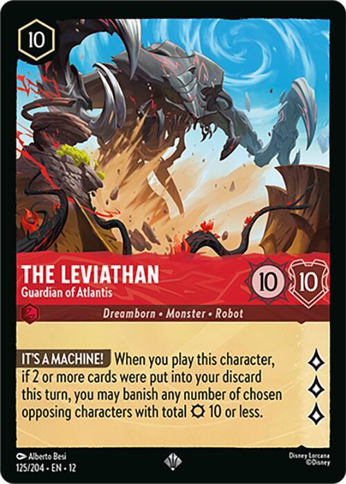 The Leviathan - Guardian of Atlantis - Wilds Unknown - Disney Lorcana -  TCGplayer.com