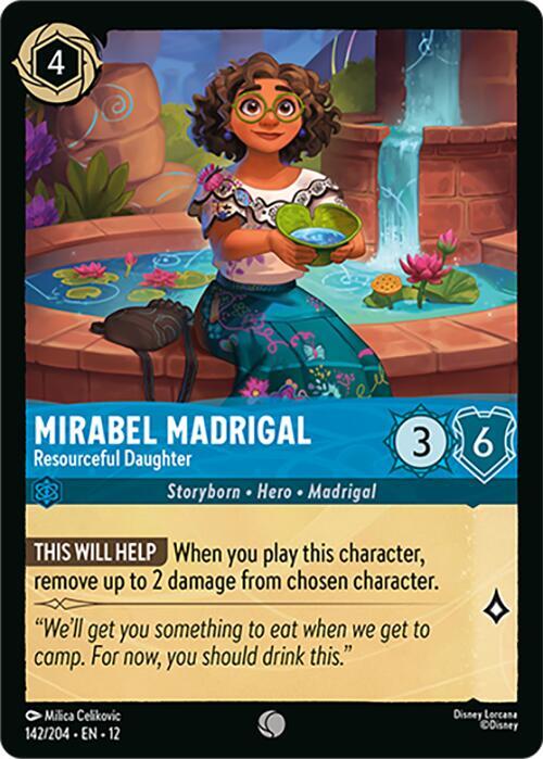 Mirabel Madrigal - Resourceful Daughter (142)| Disney Lorcana Card Foil / Near Mint
