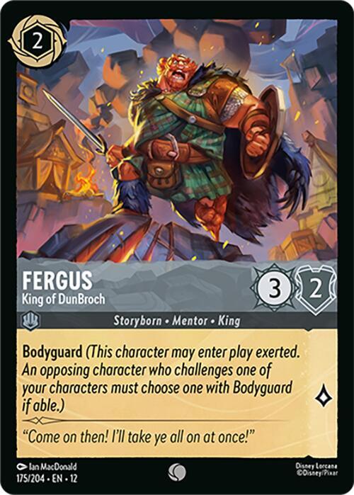 Fergus - King Of Dunbroch (175)| Disney Lorcana Card Non-Foil / Near Mint