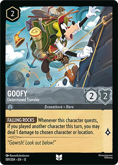 Goofy - Determined Traveler - Wilds Unknown - Disney Lorcana