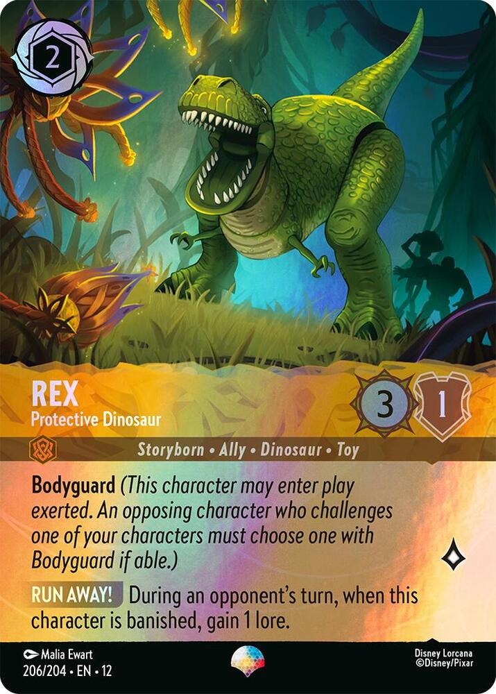 Rex - Protective Dinosaur (Epic) - Wilds Unknown - Disney Lorcana