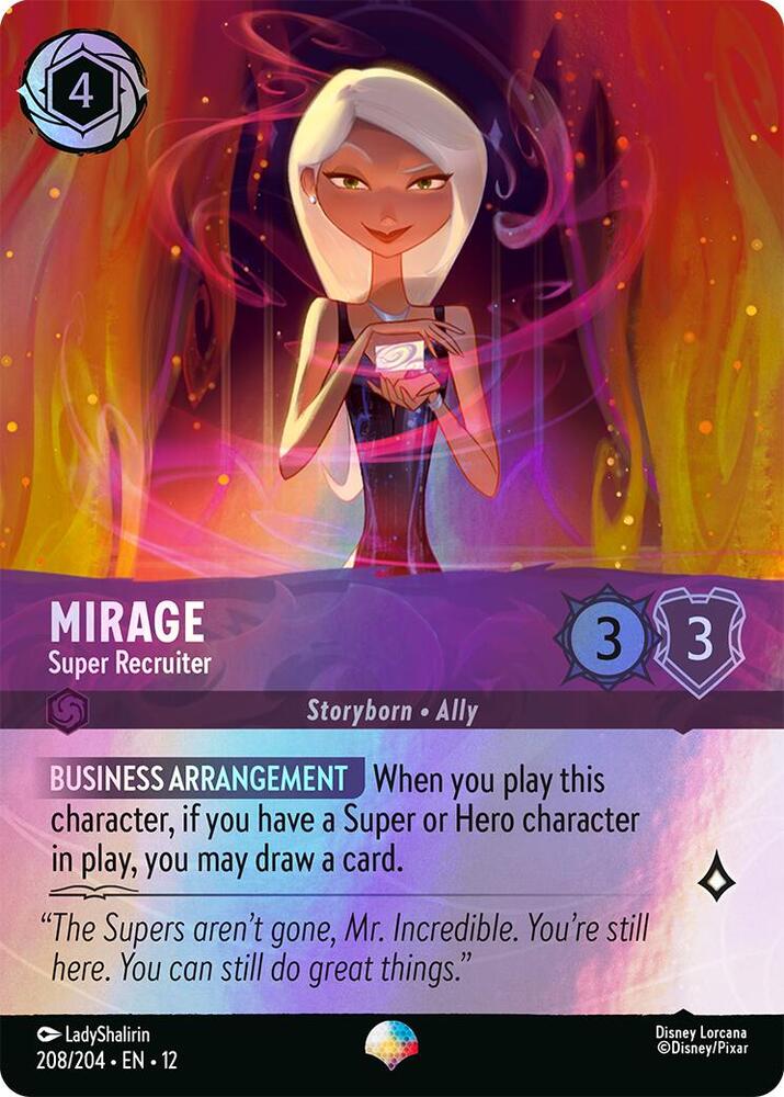 Mirage - Super Recruiter (Epic) - Wilds Unknown - Disney Lorcana