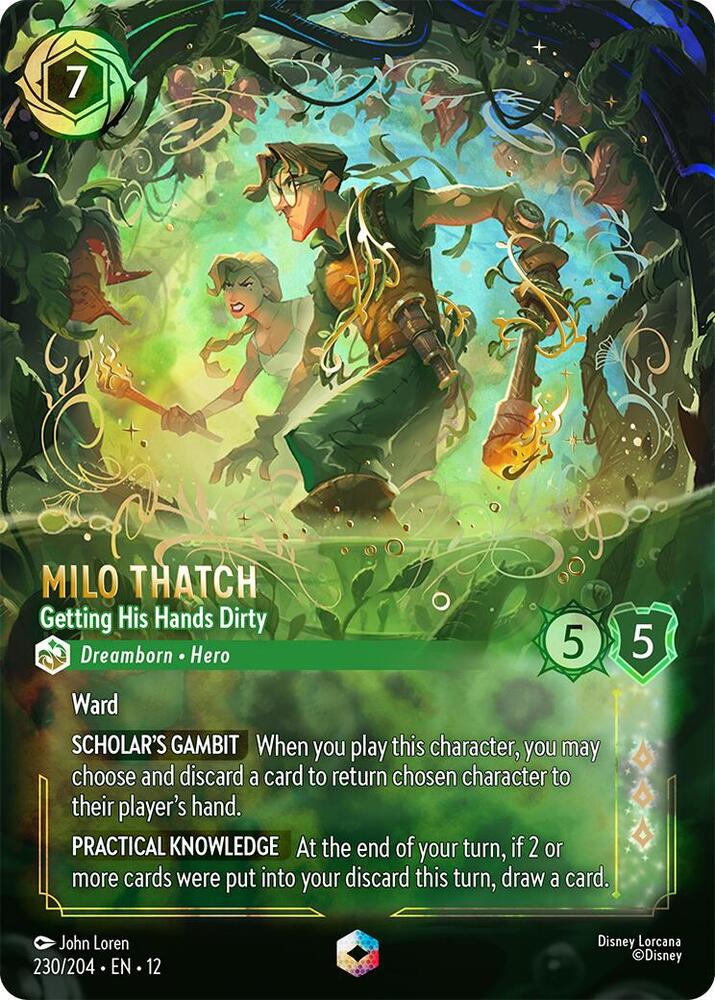 Milo Thatch - Getting His Hands Dirty (Enchanted) - Wilds Unknown