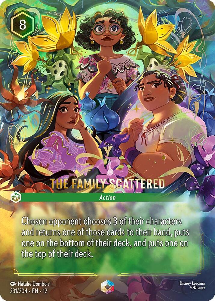 The Family Scattered (Enchanted) - Wilds Unknown - Disney Lorcana