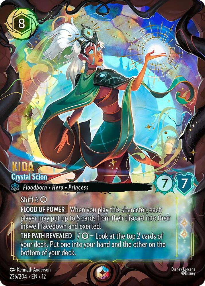 NEGA THE LAST DREAMS FOR ECHOES DLカード　ネガ Kida - Crystal Scion (Enchanted) - Wilds Unknown - Disney Lorcana